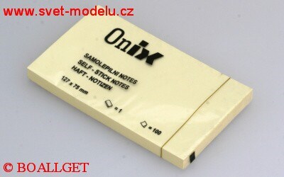 Bloček  125x75 samolepící 100 listů