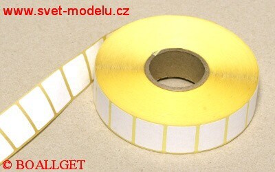 Samolepící etikety cenové 25x20 snímatelné