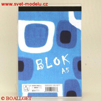 Blok 15050 eko - A5 nelinkovaný, 50 listů