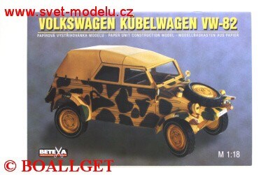 Vystihovnka Volkswagen Kbelwagen VW-82