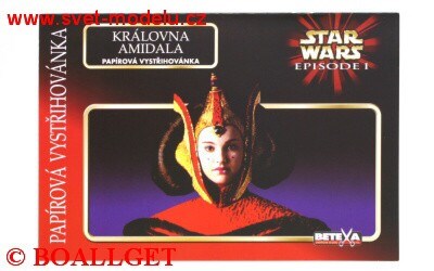 Vystřihovánka Star Wars Episode I - Královna Amidala