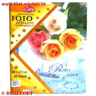 Fotoalbum ( motiv 1 )  samolepící 10 listů ( 20 stran )