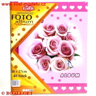 Fotoalbum ( motiv 2 )  samolepící 10 listů ( 20 stran )