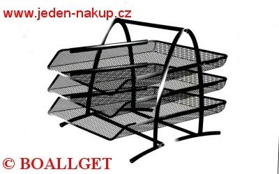 Stojánek drátěný na spisy Trojbox 106230/884611/