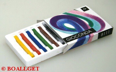 Křída 8111/ 6 Gioconda - souprava tvrdých uměleckých kříd - pastelů