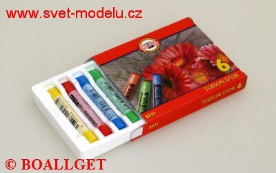 Křída 8511/ 6 - souprava prašných uměleckých kříd