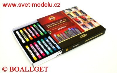 Křída 8514/ 24 - souprava prašných uměleckých kříd