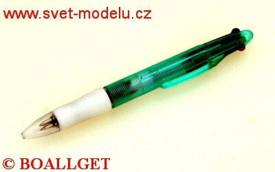 Kuličkové pero 4-barevné plast
