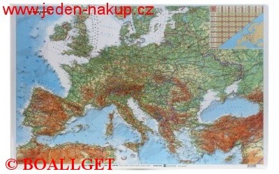 Psac podloka na stl - mapa Evropy