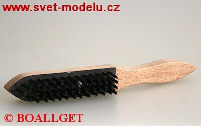 Kartáč ocelový ruční 4-řadý 3 cm 