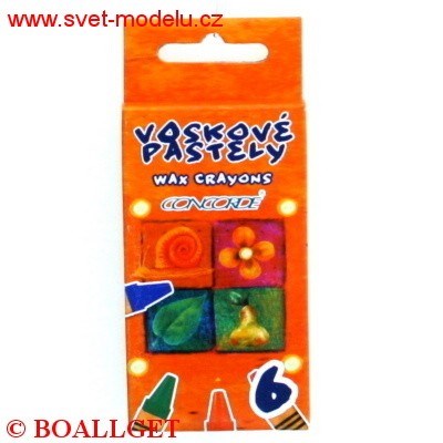 Pastely voskové  6 