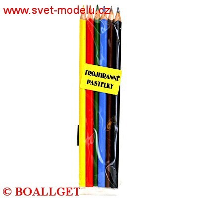 Pastelky 3131/ 6 barev KOH-I-NOOR trojhranné dlouhé