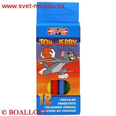 Pastelky 3522/ 12 barev KOH-I-NOOR krtk Tom and Jerry