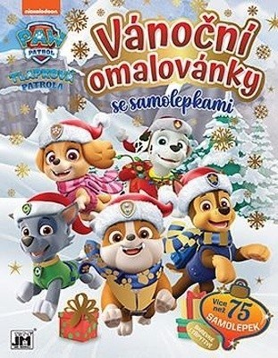 Omalovnky vnon A4  PAW PATROL - TLAPKOV PATROLA se samolepkami