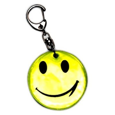 Reflexní smajlík - samolepka 5 cm