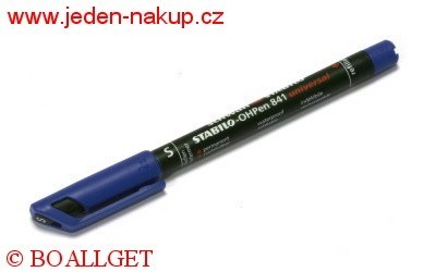 Popisova Stabilo Ohpen 841/41 modr 0,3 mm permanent, vododoln, s monost doplnn inkoustu