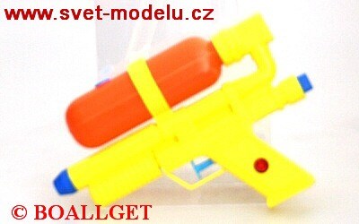 Stříkací puška s nádrží 23 cm