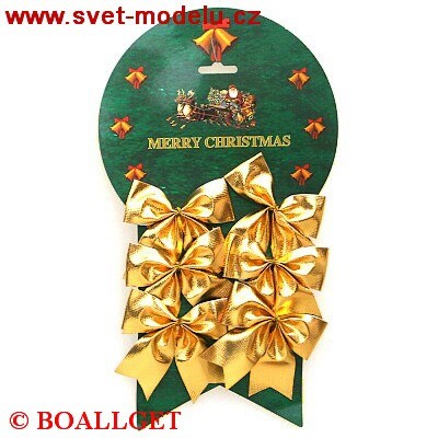 Mašlička vánoční 8cm