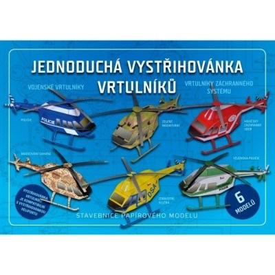 Vystřihovánka Vrtulníky záchranného systému 6 modelů