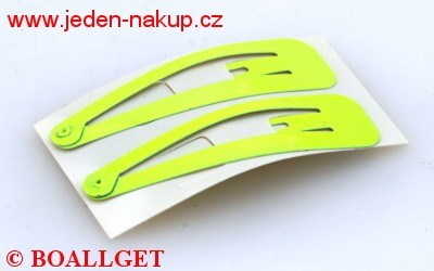 Sponky do vlasů 6,5x1,8 cm 2 ks