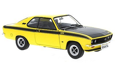 OPEL MANTA A GT/E 1974 YELLOW / MATT BLACK