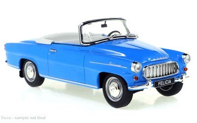 KODA FELICIA CABRIO 1959 LIGHT BLUE