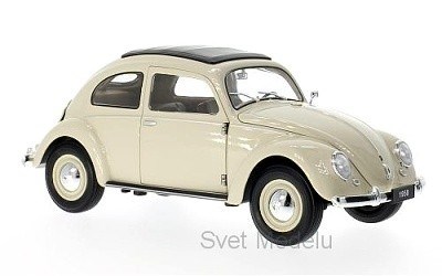 VOLKSWAGEN KAFER BREZELFENSTER 1950 BEIGE