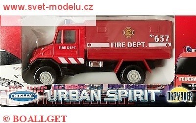 WELLY URBAN SPIRIT NÁKLADNÍ AUTO HASIČI VALNÍK Z PLACHTOU - Welly - WE ...