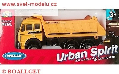 WELLY URBAN SPIRIT NÁKLADNÍ AUTO 6X6 SKLÁPĚČ - Welly - WE-19610-13 ...