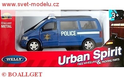 WELLY URBAN SPIRIT MERCEDES VITO POLICE