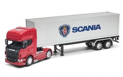TAHAČ SCANIA R730 V8 4x2 RED S NÁVĚSEM