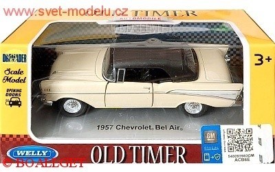 CHEVROLET BEL AIR HARDTOP 1957 BEIGE