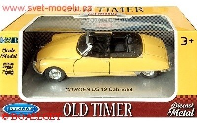 CITROEN DS 19 CABRIOLET OPEN YELLOW