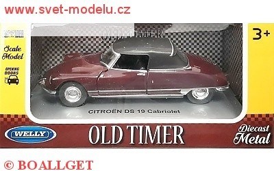 CITROEN DS 19 CABRIOLET CLOSED MAROON
