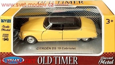 CITROEN DS 19 CABRIOLET CLOSED YELLOW