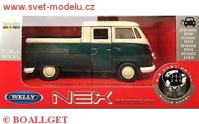 VOLKSWAGEN T1 DOUBLE CAB PICK UP GREEN