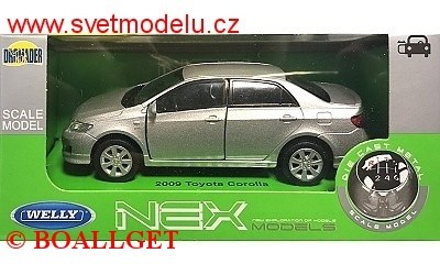 TOYOTA COROLLA 2009 SILVER