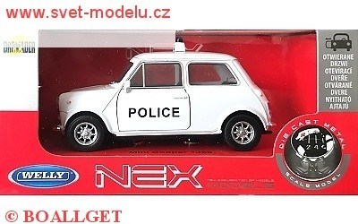 MINI COOPER 1300 POLICE WHITE