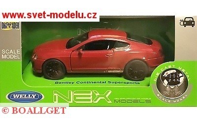 BENTLEY CONTINENTAL SUPERSPORT RED