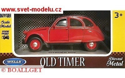 CITROEN 2CV CLOSED RED