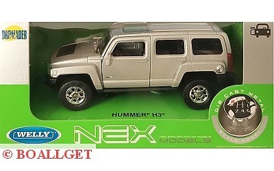 HUMMER H3 SILVER