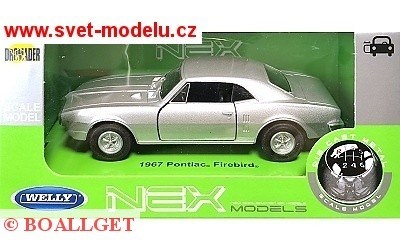 PONTIAC FIREBIRD 1967 SILVER