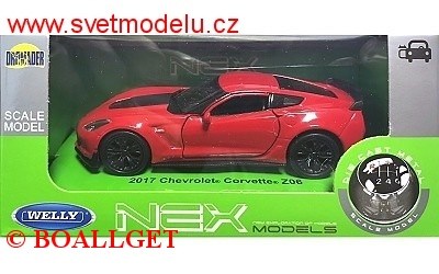 CHEVROLET CORVETTE Z06 2017 RED