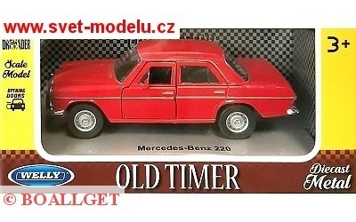 MERCEDES-BENZ 220 RED