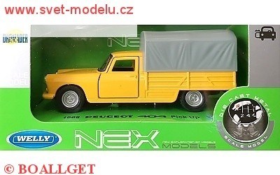 PEUGEOT 404 PICK UP 1968 YELLOW
