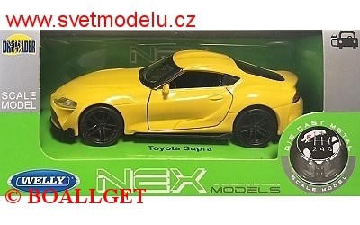 TOYOTA SUPRA YELLOW