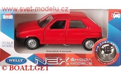 ŠKODA FAVORIT RED
