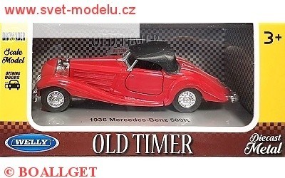 MERCEDES-BENZ 500K CLOSED 1936 RED