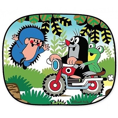 Sluneční clona do auta Krtek 44x36cm 2 ks