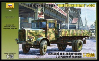 L-4500 GERMAN HEAVY TRUCK EINHEITSFAHRENHAUS